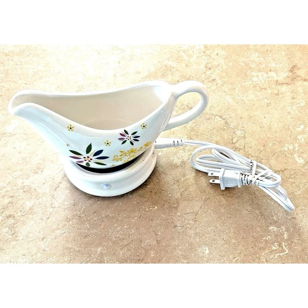Temptations electric plug-In gravy boat warmer Confetti holiday prep